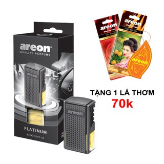 [𝗠𝗨𝗔 𝟭 𝗧𝗔𝗡𝗚 𝟭] Nước hoa kẹp cửa gió ô tô Areon Car Lux Apple 8ml (Mua 1 sản phẩm tặng 1 lá thơm 70k)