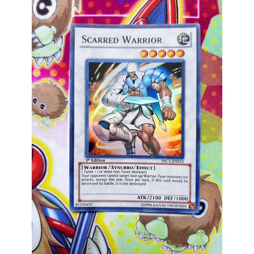 Thẻ Bài Mint90 Yugioh Monster Scarred Warrior - Super