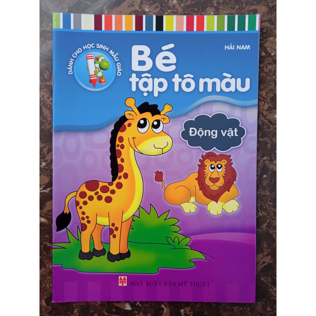 Sách - Bé tập tô màu - Động vật
