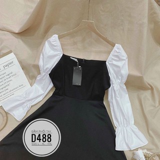 [Ảnh thật] BIGSIZE Đầm phối tay D488