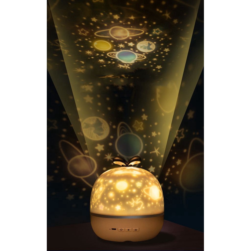 Đèn ngủ chiếu sao 3D, đèn ngàn sao chiếu trần xoay tự động kèm phát nhạc và 6 hình chiếu cổ tích, đại dương, sinh nhật | BigBuy360 - bigbuy360.vn