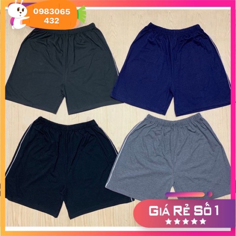 Quần đùi cotton nam mặc nhà, đi ngủ- Made in VN - 100% Cotton