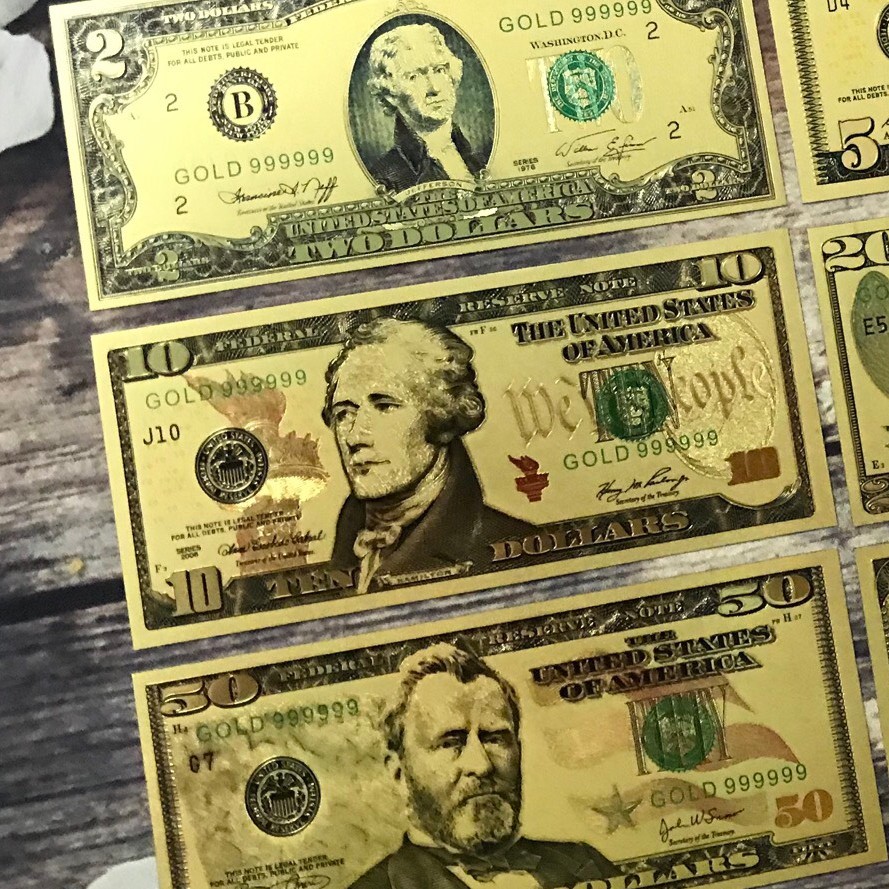 FULL MỆNH GIÁ BỘ TIỀN ĐÔ MẠ VÀNG - SLXT0219