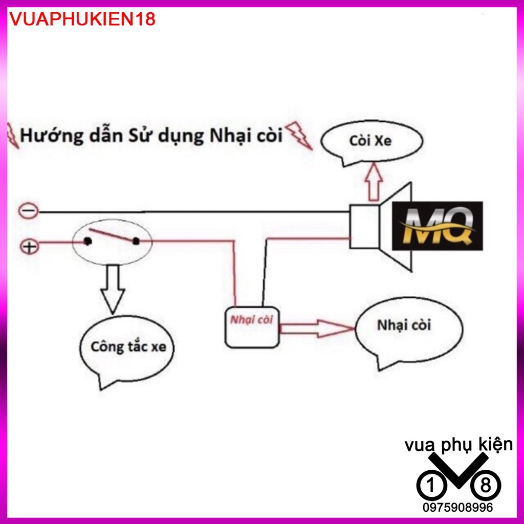 Chíp nhại còi xe máy,xe điện kêu dồn dập VUA PHỤ KIỆN 18