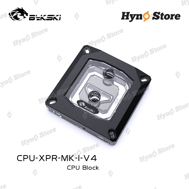 Block CPU Bykski V4 thiết kế mới CPU-XPR-MK-I-V4 Hỗ trợ socket 1700 Tản nhiệt nước custom - Hyno Store