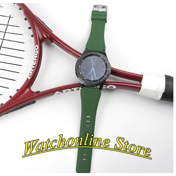 Dây đeo cao su vân sần cho Garmin Vivoactive 4 Gear S3 GT 3 PRO/GT 3/GT2 PRO/GT RUNER ...