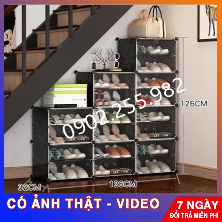 - TỦ NHỰA ĐỂ GIÀY DÉP ĐA NĂNG CÓ Ô ĐỂ BOOT + Ô ĐỂ GIẦY + Ô ĐỂ ĐỒ TRANG TRÍ SIÊU TIẾT KIỆM DIỆN TÍCH CỬA TRẮNG