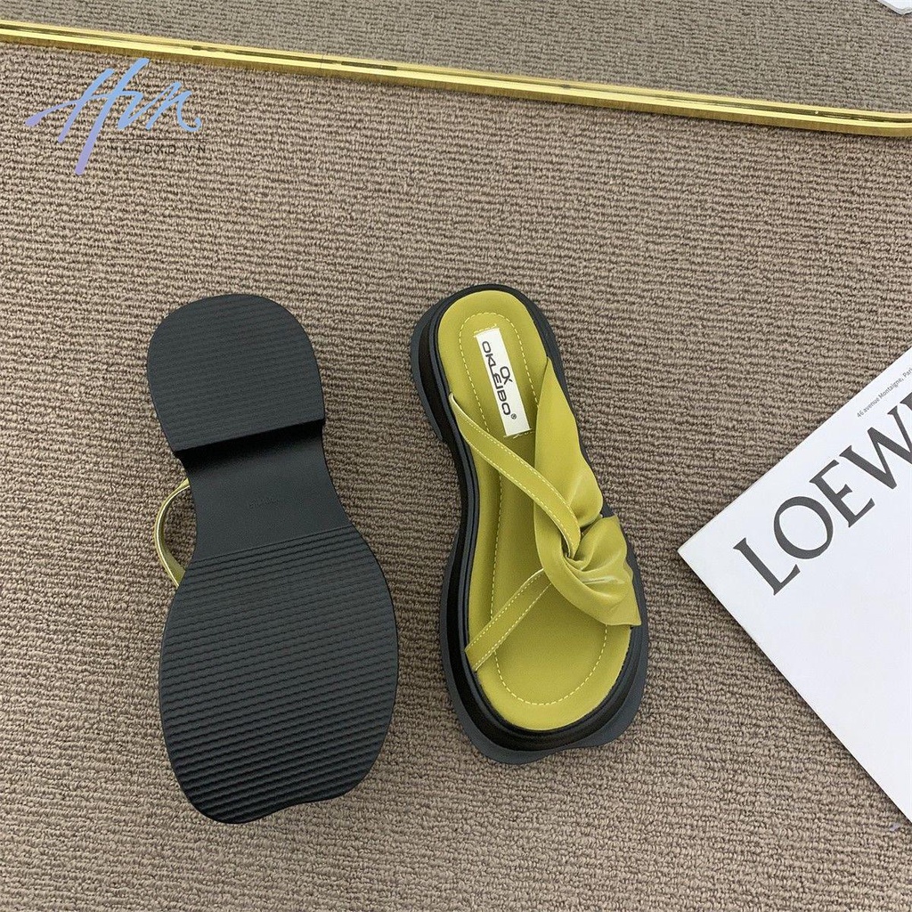 Dép Sandal Đế Dày Chống Trượt Thời Trang Mùa Hè Dành Cho Nữ 2022