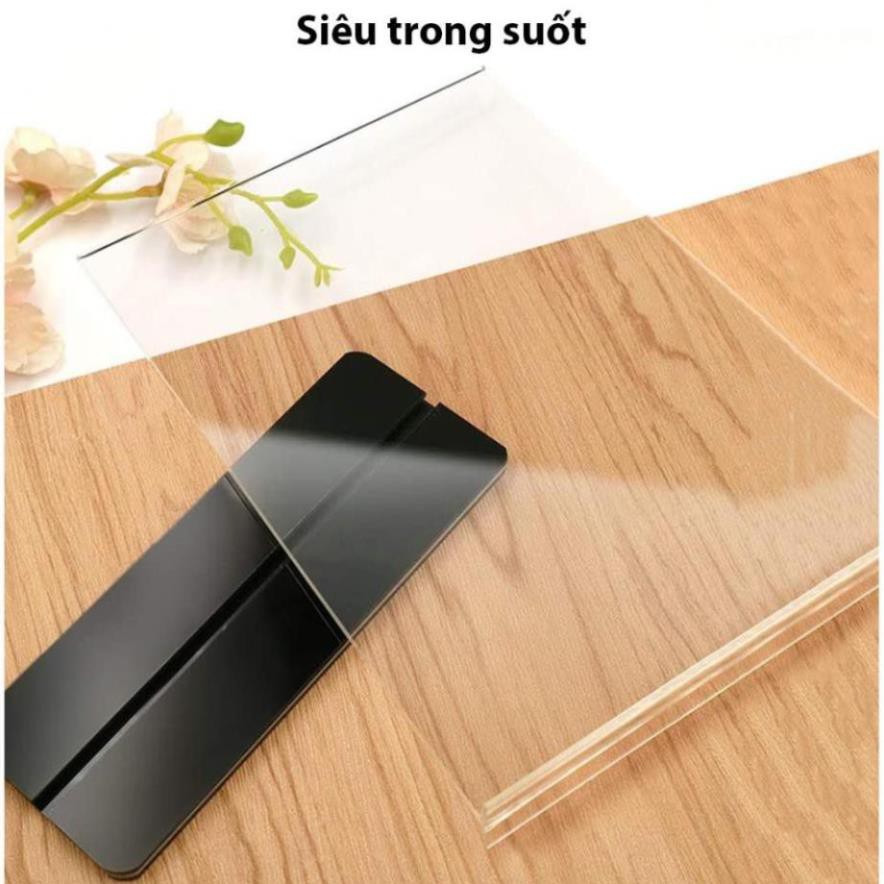 Menu Mica  A4 A5 A6, Để Bàn, Khổ Dọc, Trong Suốt, Hình Chữ T, Đế Đen - Hàng Nhập Khẩu Đài Loan
