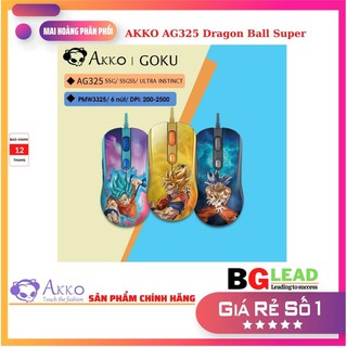 Chuột chơi game AKKO AG325 Dragon Ball Super Goku SSG thumbnail