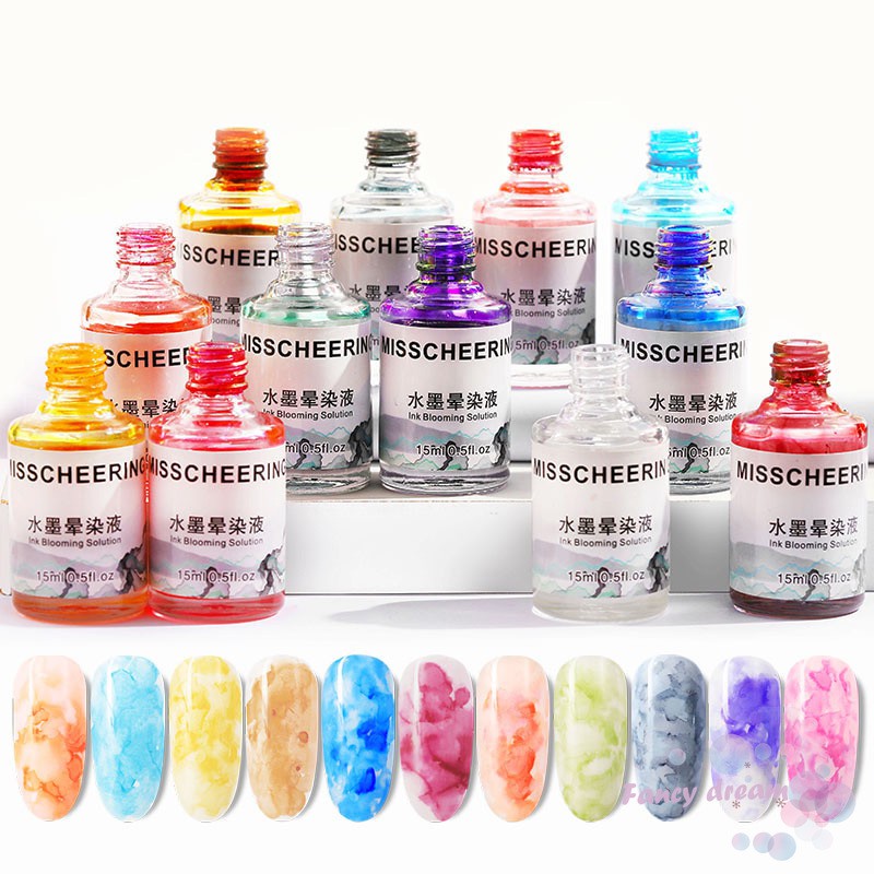 Lọ sơn móng tay Gel UV họa tiết vân đá cẩm thạch