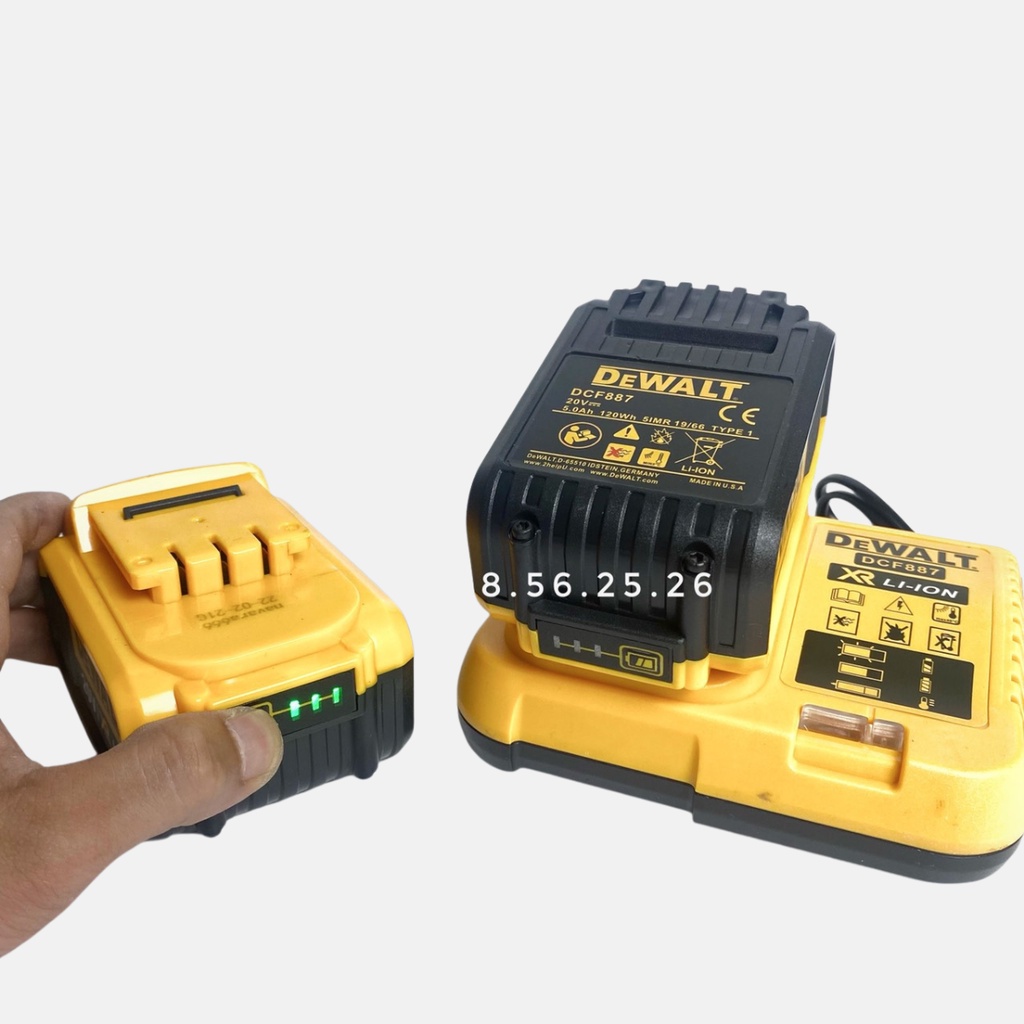 Máy khoan pin , máy bắn vít DEWALT 20v động cơ không chổi than 100% lõi đồng, 3 chức năng autolook 13mm
