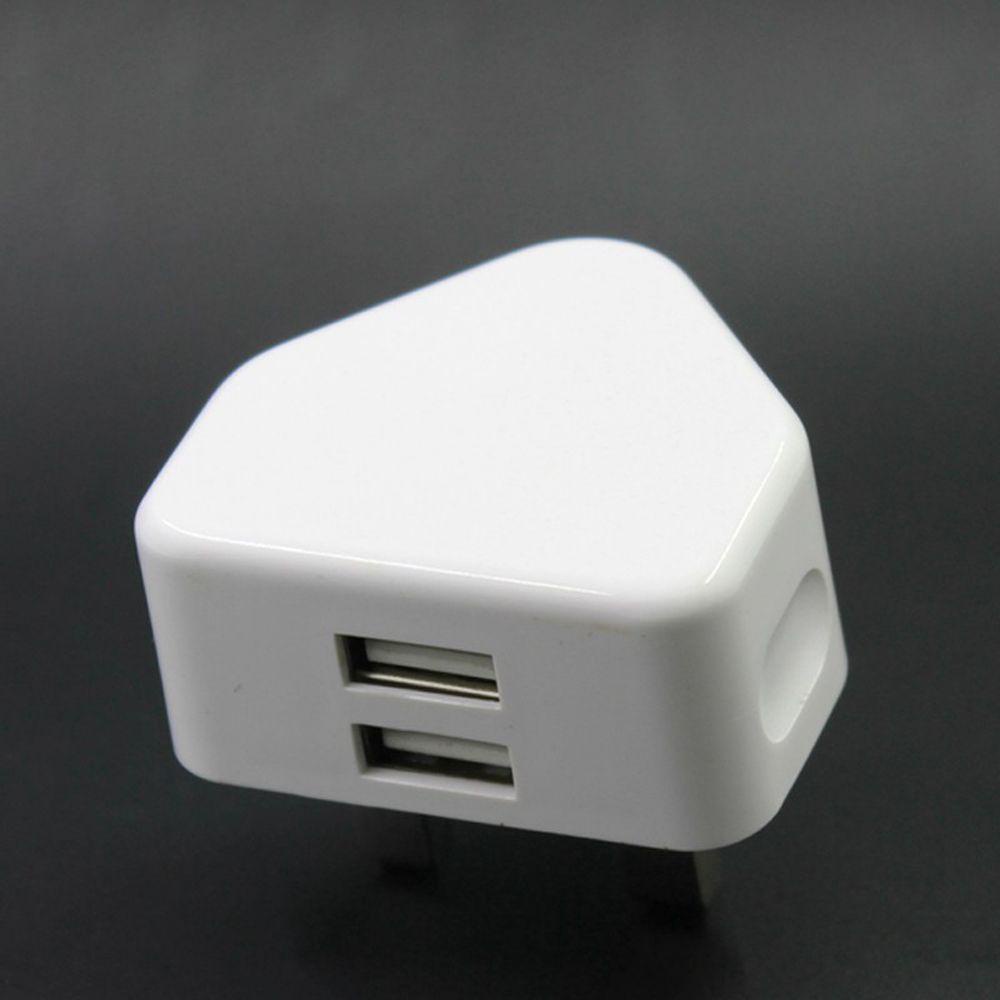 Củ Sạc Thanh Lịch Với 2 Cổng USB UK Cho Điện Thoại / Máy Tính Bảng