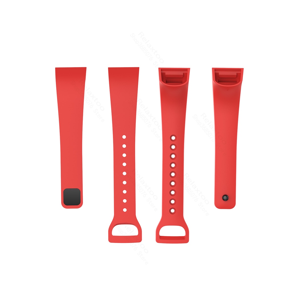 Dây đeo thay thế chất liệu silicon màu trơn cho Xiaomi Mi Band 4C