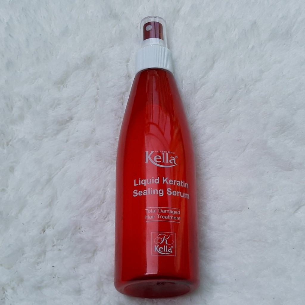 Xịt dưỡng tóc Keratin phục hồi hư tổn Kella 250ml