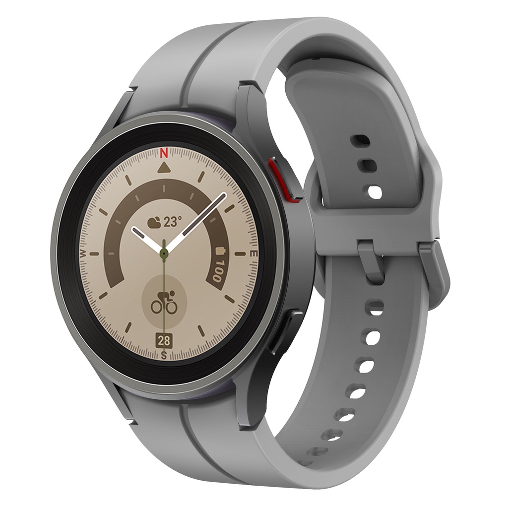 Dây Đeo Silicone 20mm Cho Đồng Hồ Thông Minh Samsung Galaxy Watch 5 / 4 44mm 40mm classic 46mm 42mm 5 pro 45mm