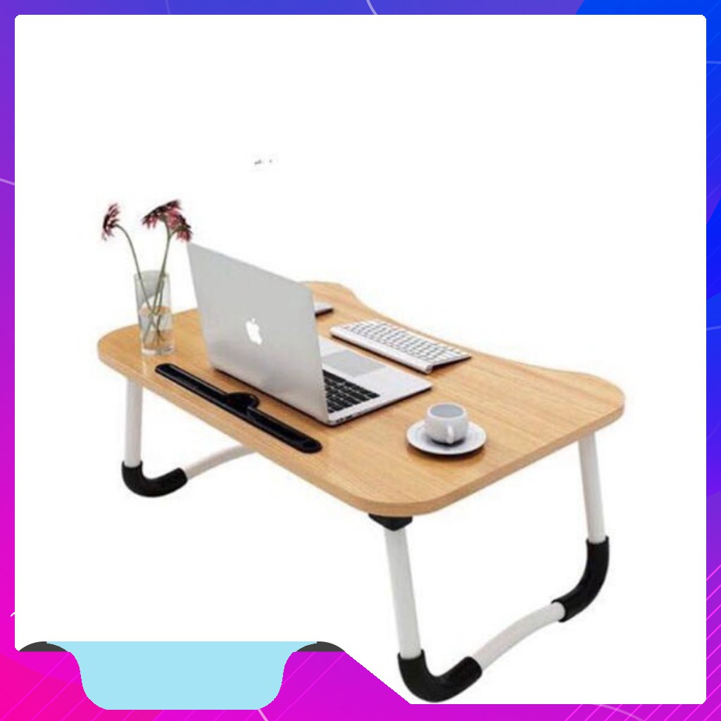 Bàn gấp học tập.Bàn làm việc đa năng có khe cắm điện thoại, ipad chân sơn tĩnh điện trắng | BigBuy360 - bigbuy360.vn
