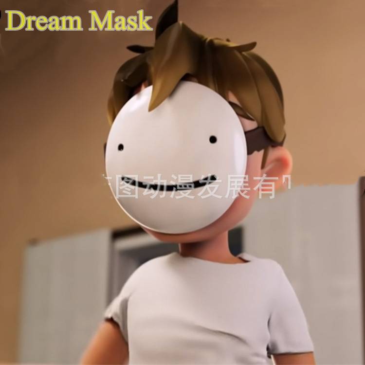 Mặt nạ hóa trang Minecraft Dream SMP chất lượng cao làm phụ kiện chụp ảnh cho bé