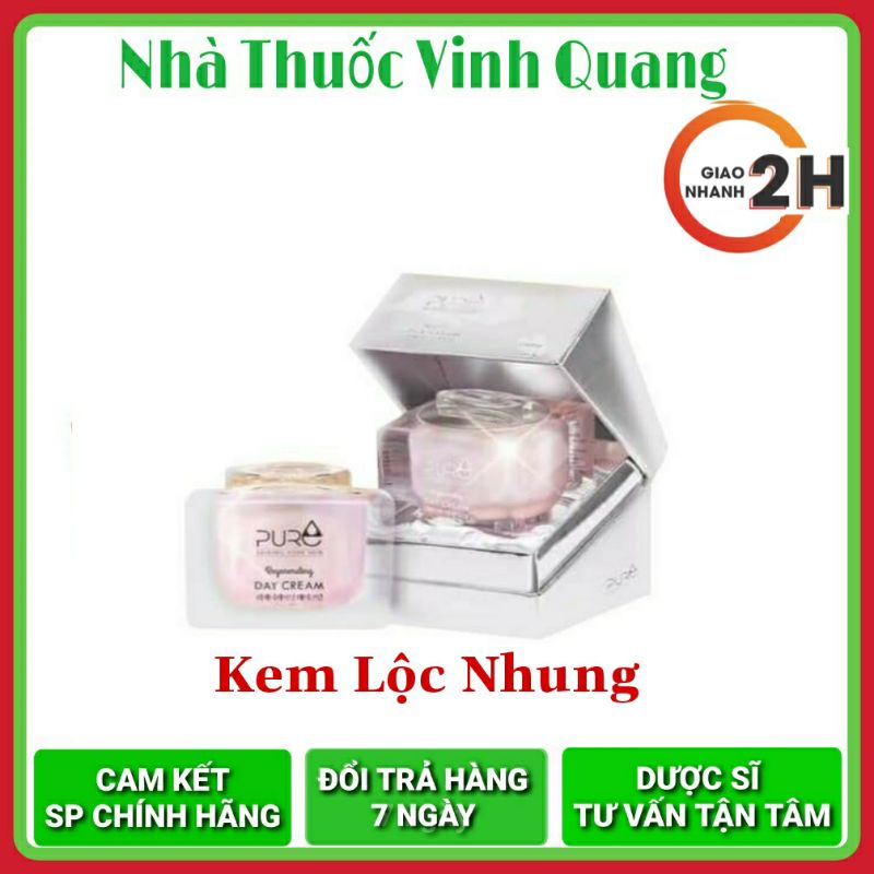 KEM LỘC NHUNG BAN NGÀY - KEM PURE DAY CREAM [Chính Hãng]