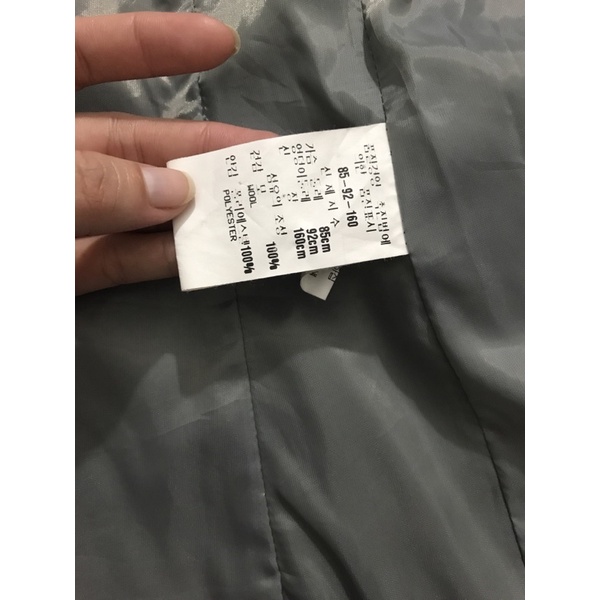 Áo Blazer Màu Xám Hàn Quốc