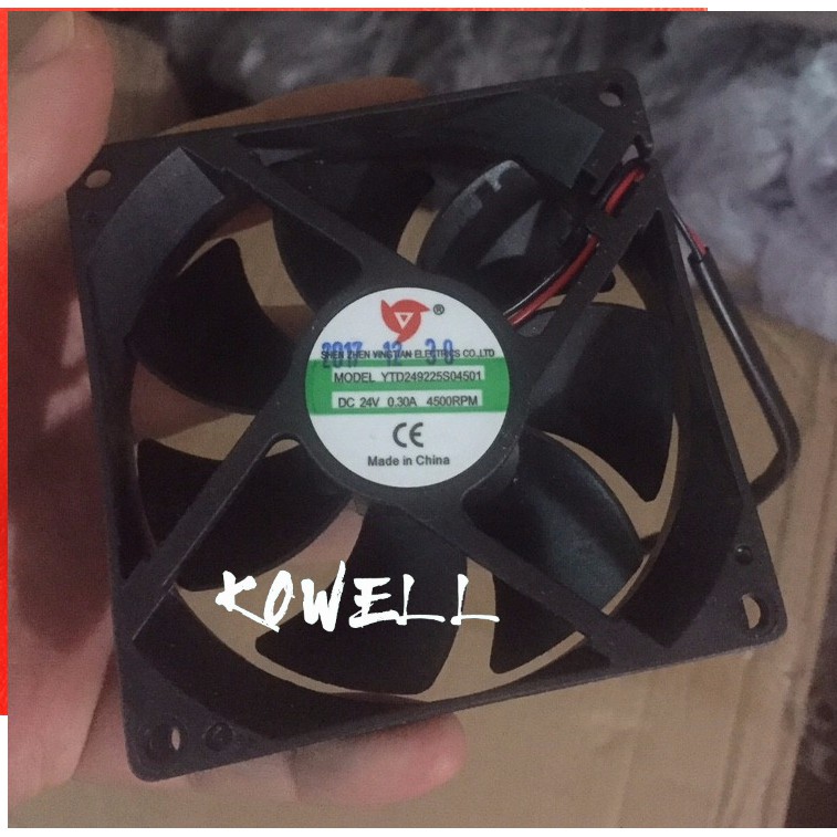 Quạt làm mát 24V 9cm x 9cm Quạt 24V Quạt máy hàn điện tử Quạt 9x9cm