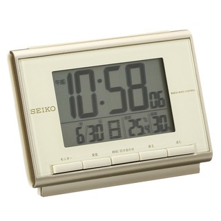 Đồng hồ điện tử kèm nhiệt ẩm kế Seiko SQ698S Nhật Bản