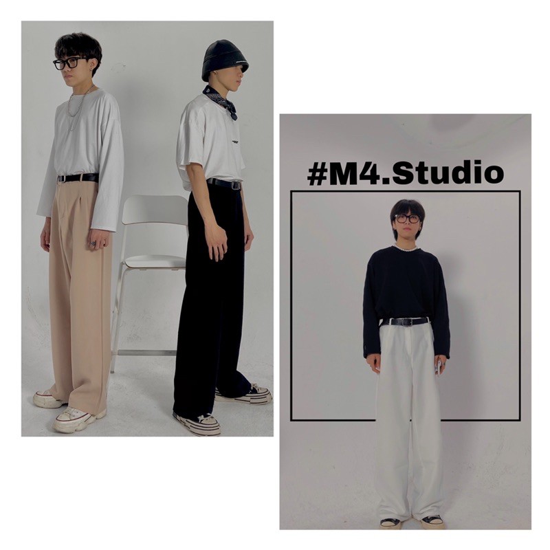 [Mã SKAMA06 giảm 8% TỐI ĐA 50K đơn250K] QUẦN ỐNG RỘNG CẠP CAO NAM NỮ -Meo4.store | BigBuy360 - bigbuy360.vn