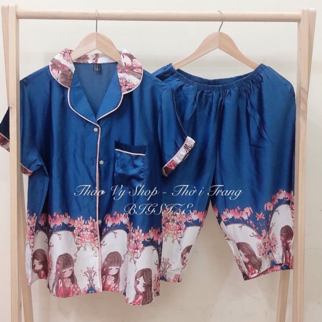 Đồ bộ pijama lụa satin BIGSIZE | BigBuy360 - bigbuy360.vn