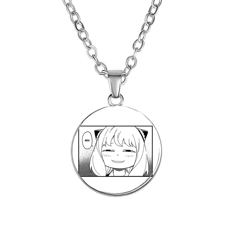Vòng cổ in hình nhân vật Anya Spy x Family Gia đình điệp viên anime chibi xinh xắn quà tặng độc đáo