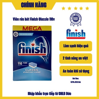 Viên rửa bát Finish Classic 110 viên/ hộp