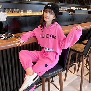 Bộ Quần Áo Thể Thao Thời Trang Mùa Thu Cho Bé Gái 5 6 7 8 9 10 11 12 13 14 15 16 Năm