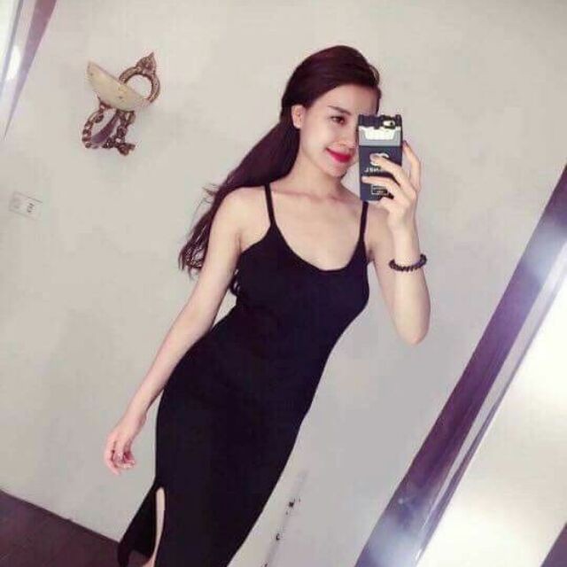 VÁY 2 DÂY ÔM BODY SIÊU XINH ANLY004