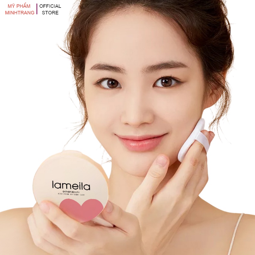 Phấn phủ dạng bột kiềm dầu Lameila 3050,phấn nền Lameila không thấm nước,che khuyết điểm,bền màu,cho làn da trắng mịn