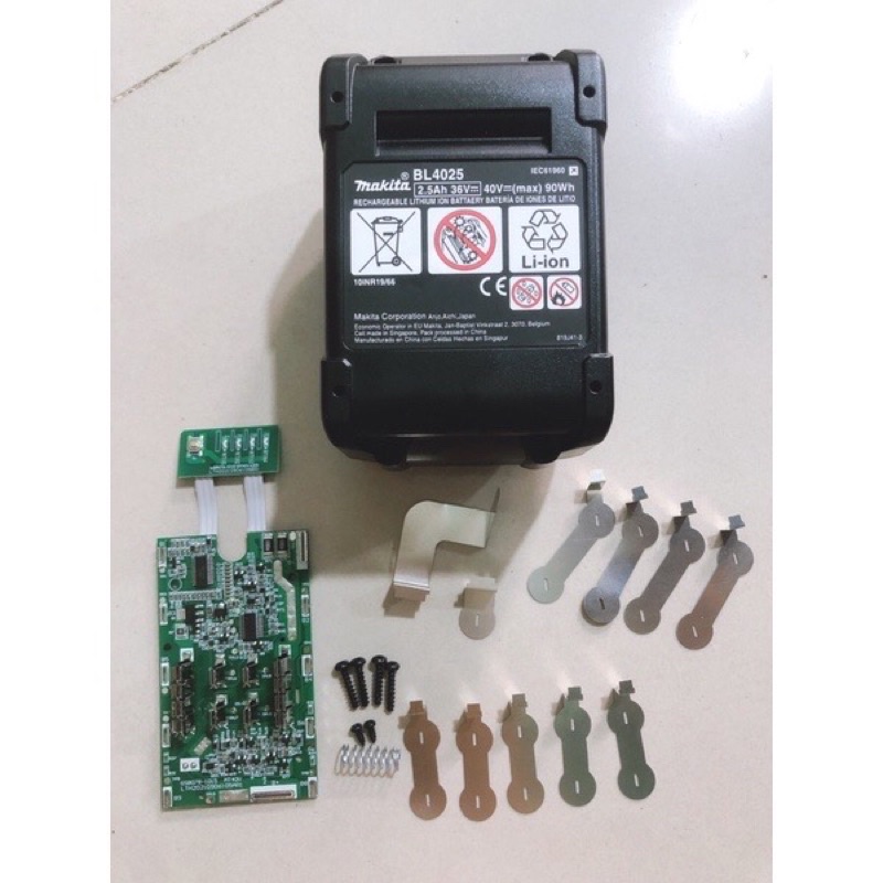 Vỏ mạch thay thế zin makita 40v 2.5A
