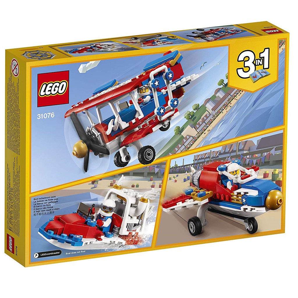 Bộ lắp ráp Phi Cơ Diễu Hành - LEGO Creator 31076 Daredevil Stunt Plane