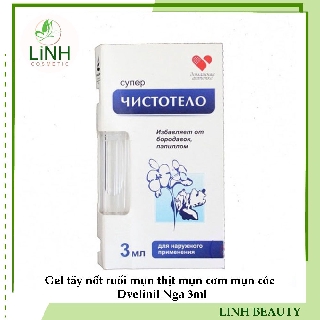 Gel tẩy nốt ruồi mụn thịt mụn cơm mụn cóc Dvelinil Nga 3ml
