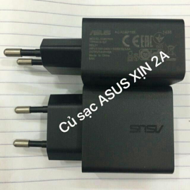 Củ sạc Asus Zenfone 5V-2A Model: AD897020