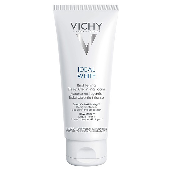 Sữa rửa mặt tạo bọt dưỡng trắng da Vichy Ideal White Brightening Deep Cleansing Foam 100ml