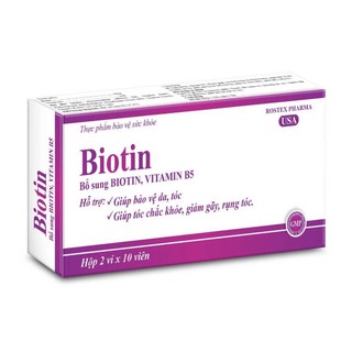 Viên uống đẹp da, tóc Biotin Vitamin B5