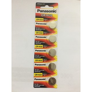 Pin CR1632 Panasonic 3V Lithium vỉ 5 viên