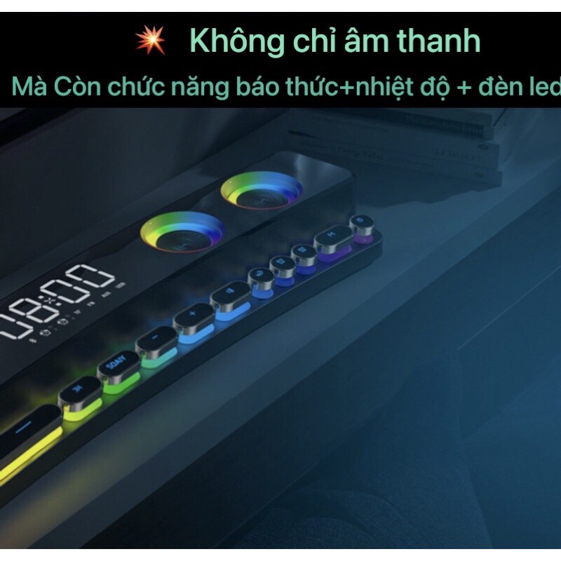 Loa thông minh Soaiy SH39 LED RGB quang phổ màu cực chất âm thanh sống động