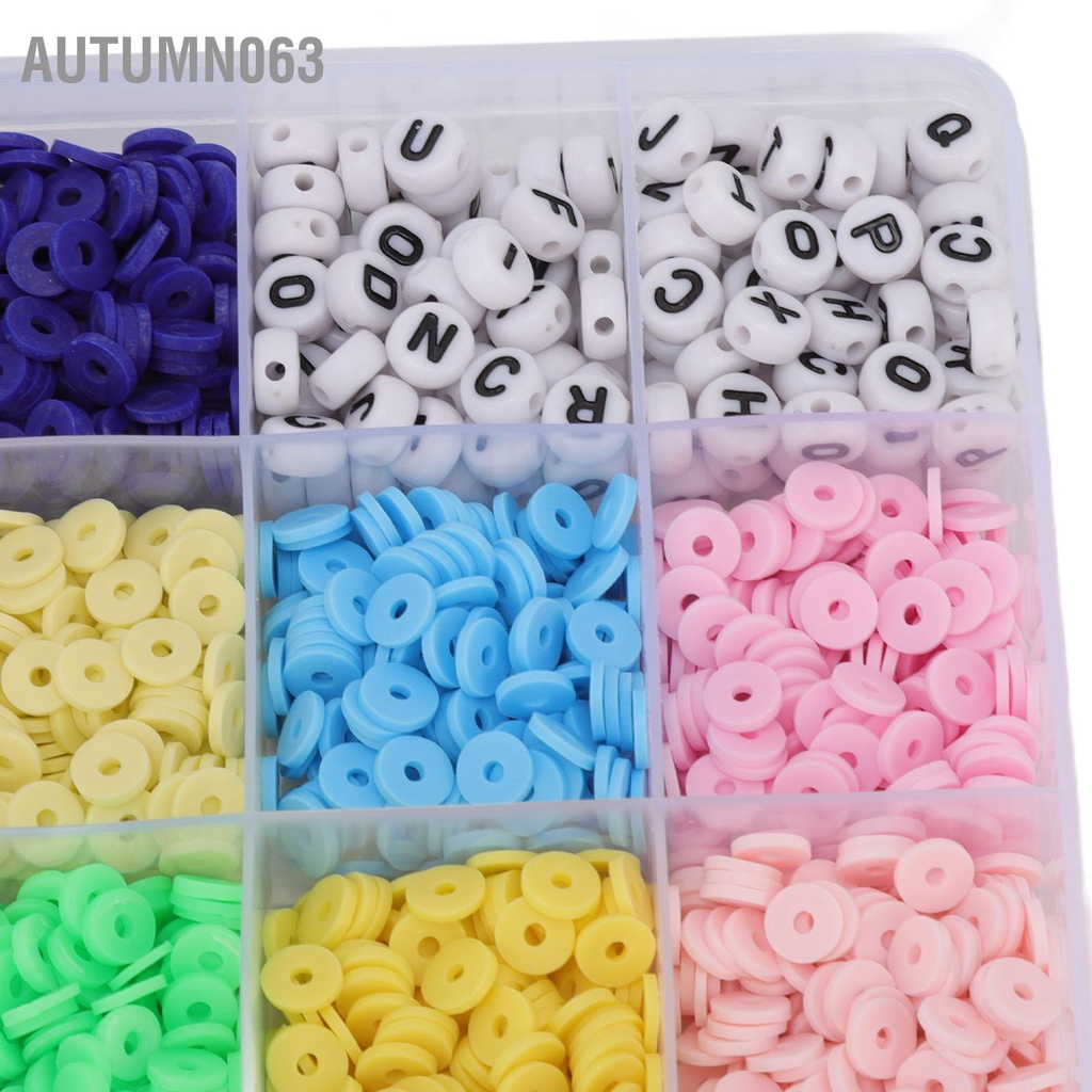 Bộ hạt tự làm Mặt dây chuyền Jump Ring Kéo với Hộp lưu trữ cho Bộ trang sức Làm vòng tay Autumn063