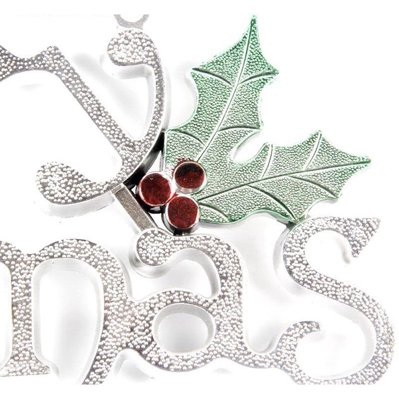 Chữ Merry Christmas 15cm trang trí cây thông