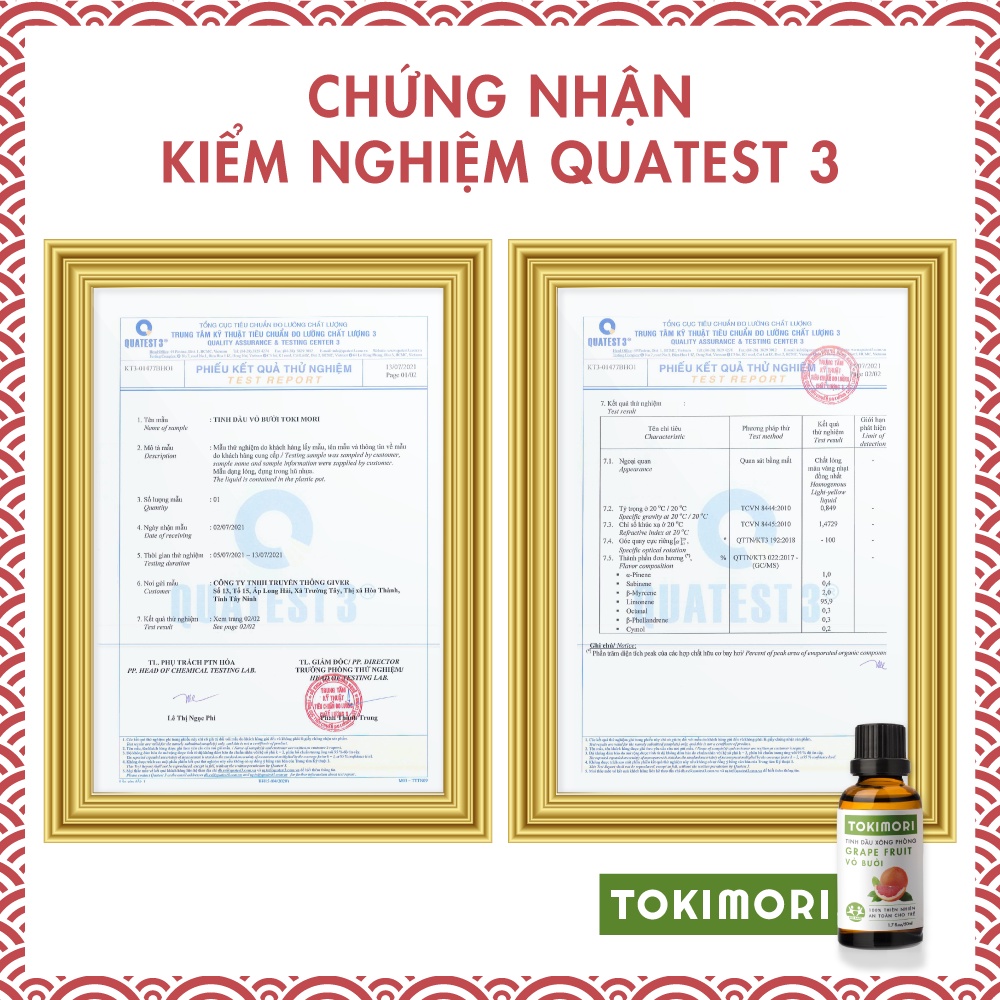 Tinh Dầu Vỏ Bưởi TOKI MORI Xuất Khẩu Nhật Bản (50ml) Nguyên Chất Thiên Nhiên, An Toàn Cho Trẻ, Xông Phòng, Khử Mùi