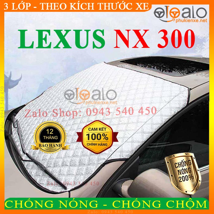 Tấm Che Nắng Kinh Lai Xe Lexus Nx 300 3 Lớp Cao Cấp Mau Bạc Otoalo Shopee Việt Nam