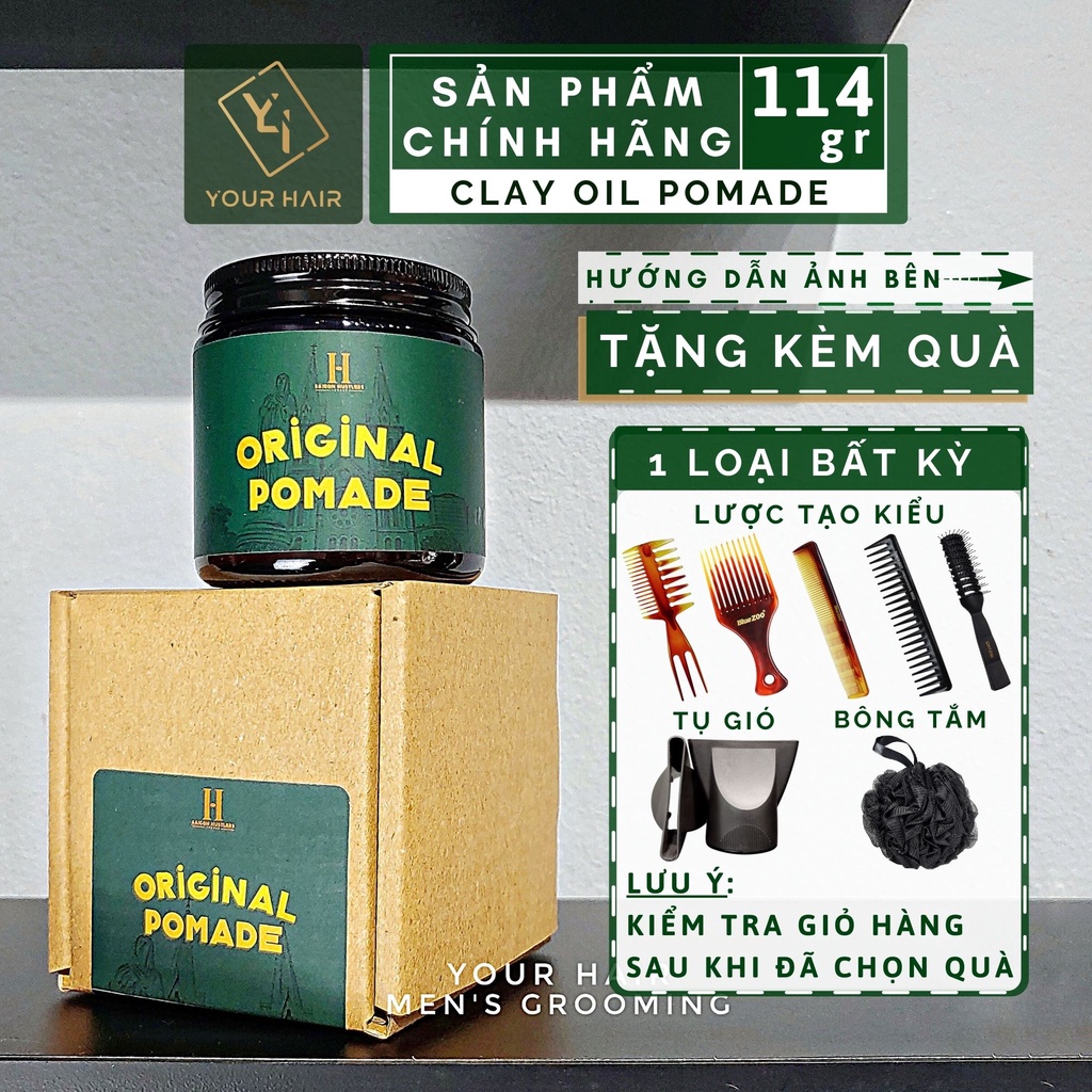 Pomade tạo kiểu tóc Original Pomade Saigon Hustlers - 114g