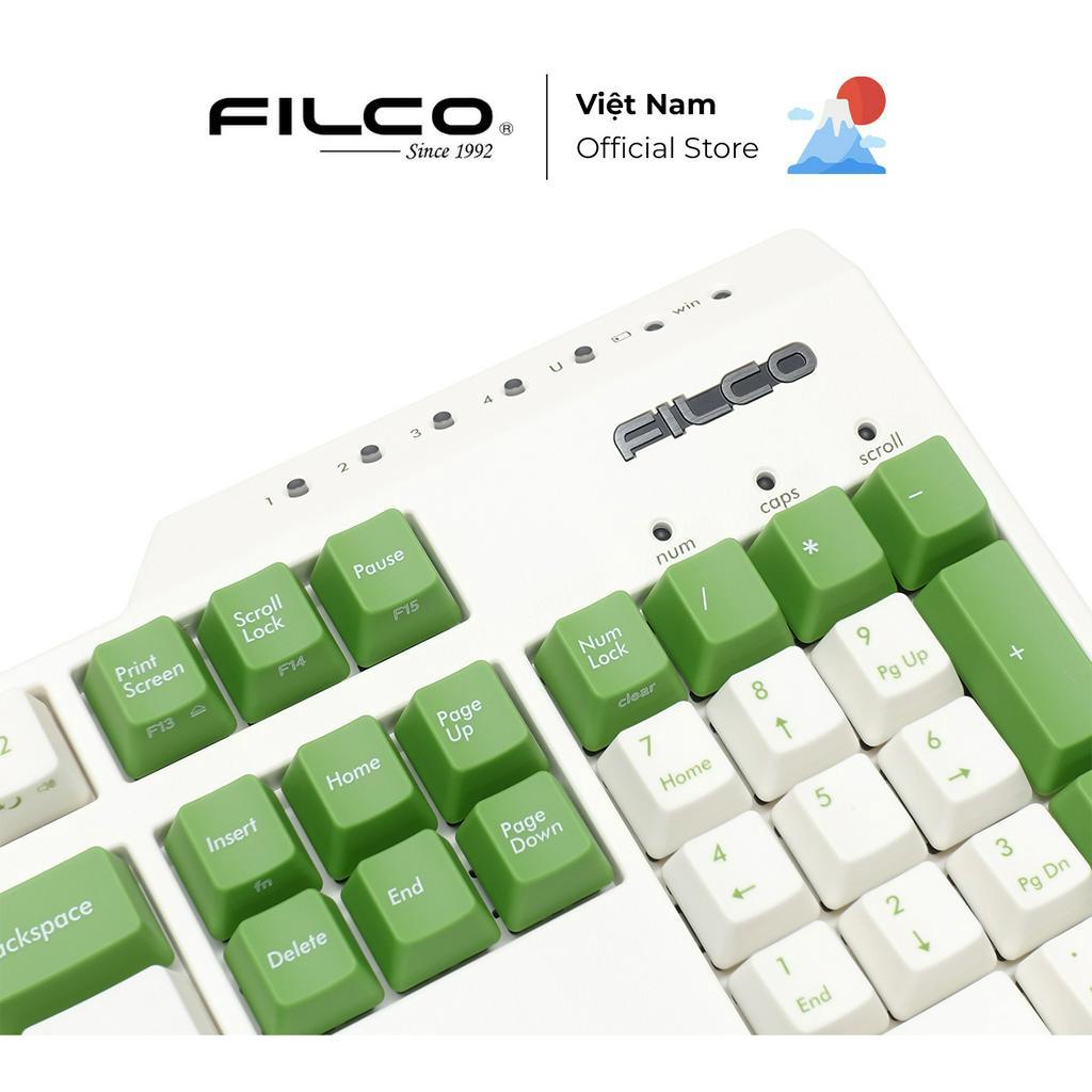 Bàn phím cơ Filco Majestouch Convertible 3 Matcha Fullsize/TKL - Hàng Chính Hãng