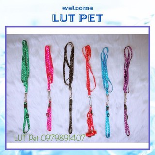 Dây dắt yếm thú cưng chó mèo mỏng 1.0 (<3kg)