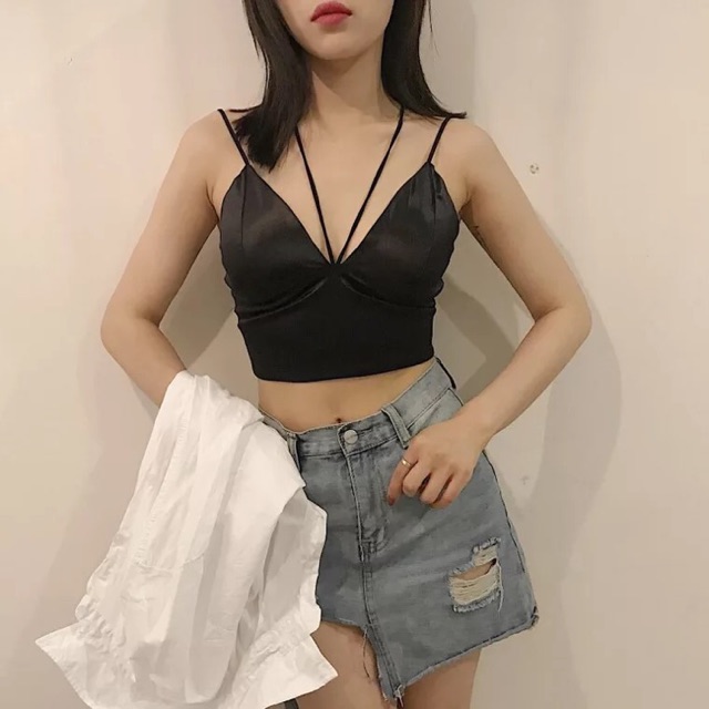 Áo bra bralette dáng croptop