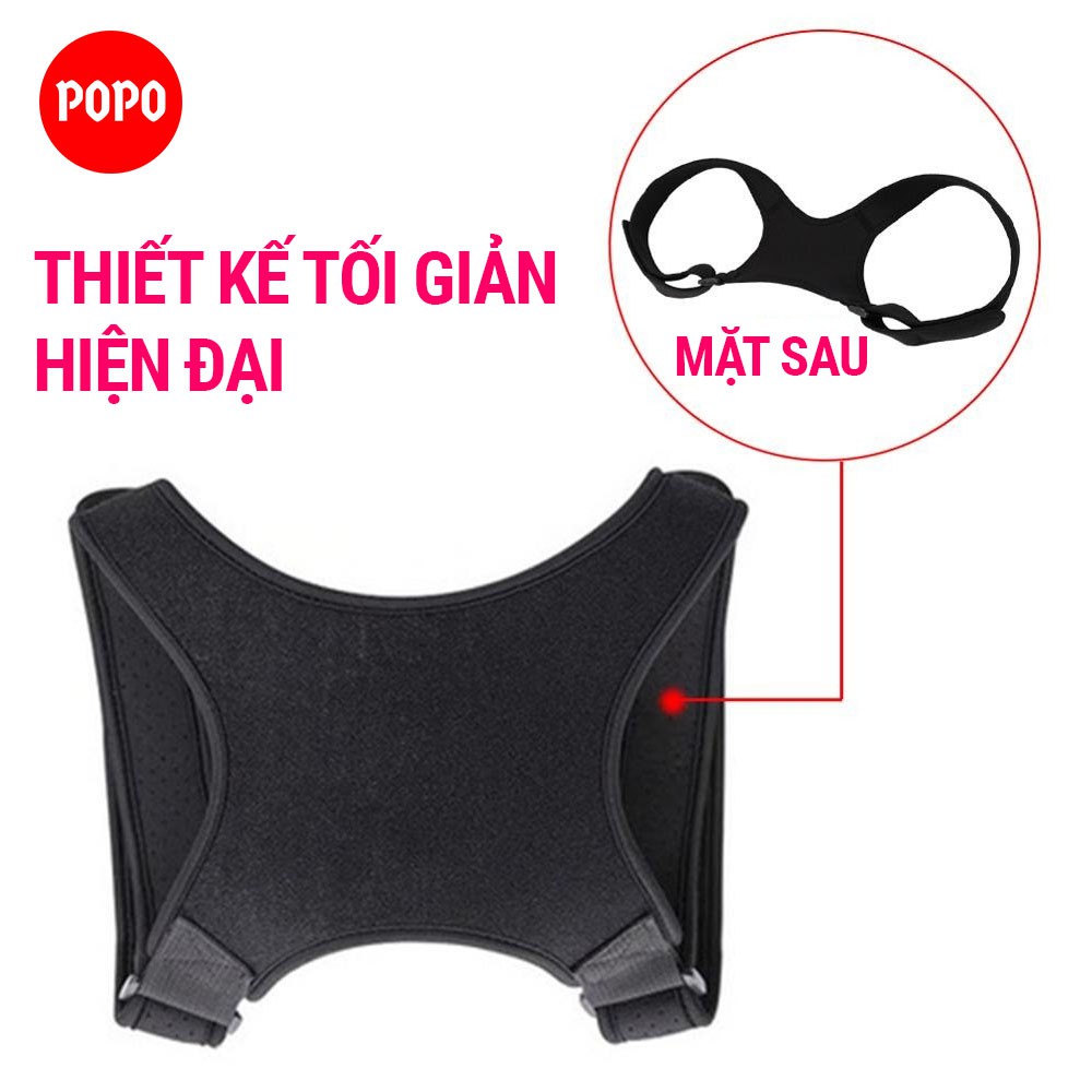 Đai chống gù lưng POPO điều chỉnh tư thế lưng có nam châm từ tính thiết kế nhỏ gọn tiện lợi